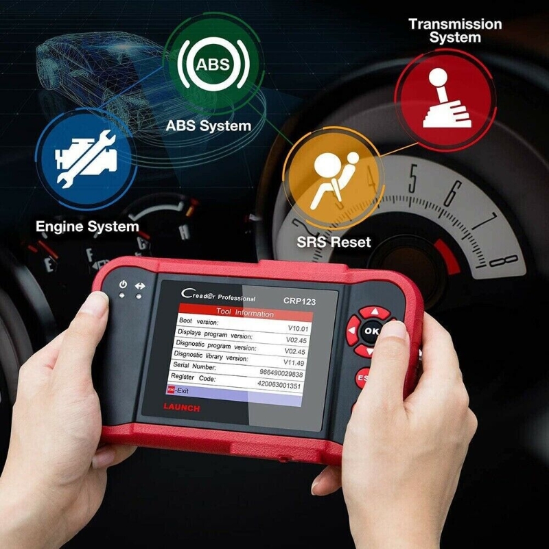 Picture of LAUNCH CRP123 Scan Tool ABS SRS Engine OBD2 Code Reader Car Diagnostic Scanner