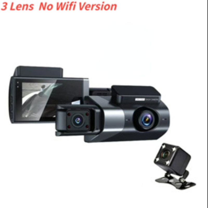 Picture of 3 Lens WIFI Dash Cam for 3.0 Inch Camera Car DVR 170 Degree Ultra Wide Angle