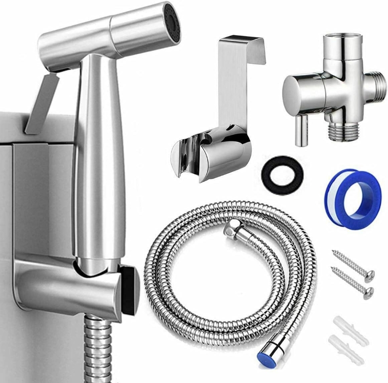 Picture of Toilet Bidet Shower Head Spray Douche Kit Hygienic Muslim Hose Handheld