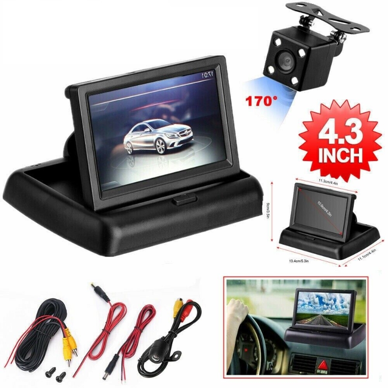 Picture of Rear View Reversing Camera Kit HD Monitor Parking Night Vision Car Van Bus Truck