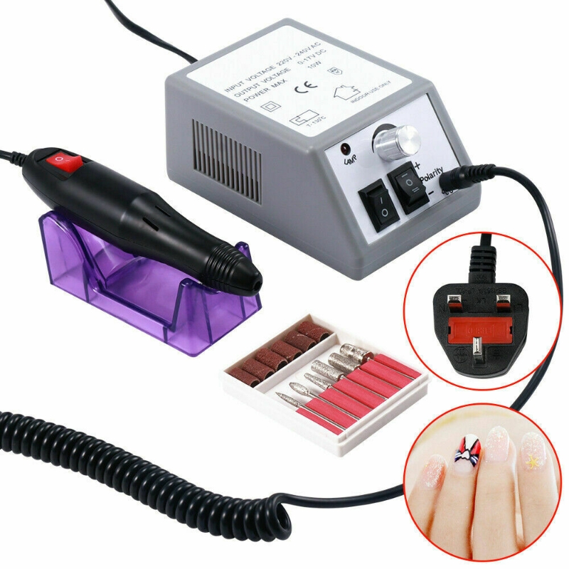 Picture of Professional Electric Nail Drill Machine Art Acrylic UV Gel Files Manicure Kit