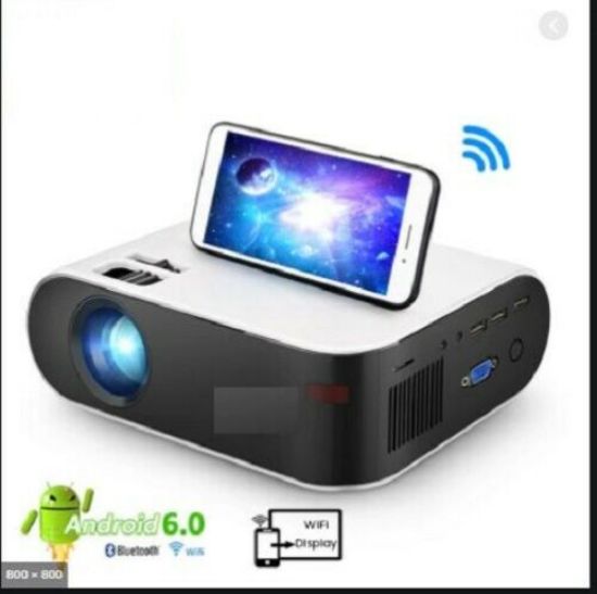 Picture of 12000 Projector Smart LED HD 1080P Home Cinema With Airplay WiFi Built ANDROID