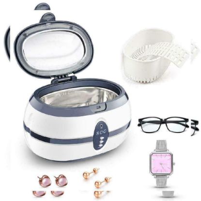 Picture of Jewellery Cleaner 600mL Ultrasonic Cleaner Digital Jewelry Tattoo