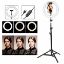 Picture of 12" LED Ring Light Dimmable Lighting Kit Phone Selfie Tripod Makeup Youtube Live
