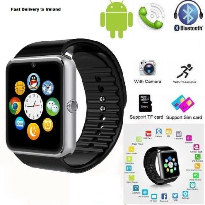Picture of Smart Watch Bluetooth Sim Phone Slot Card NFC Wrist Watch All Smart Phones