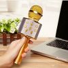 Picture of Portable Wireless Bluetooth 4.0 Hand Held Karaoke Microphone Speaker Player