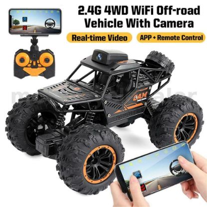 Picture of 4WD Off-Road RC Car Toy 2.4G Remote Control Car w/ Camera Monster Truck