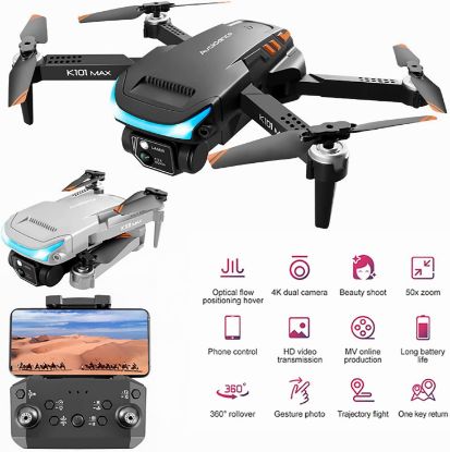 Picture of Foldable Drone with 4K HD Camera Three-Sided Obstacle Avoidance Drones 3 Battery