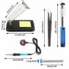 Picture of 60W Soldering Iron FULL Kit Electronic Welding Irons Tool Adjustable Temperature