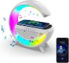 Picture of Bluetooth Speaker LED Wireless Charger Table Lamp Wireless Charger LED G Shape
